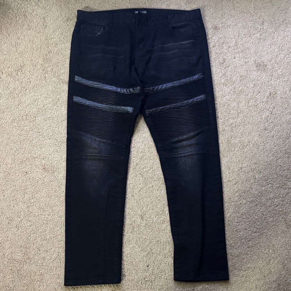 Embellish Men's Black Jeans